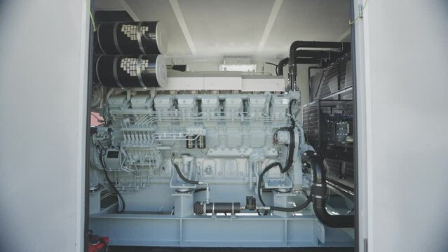 Diesel generator set. Diesel generator engine. Industrial diesel generator