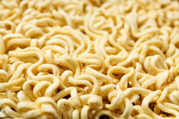 Concept of tasty fast food - instant noodles