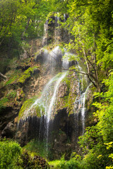 Urach Waterfall in Baden-Württemberg, Germany