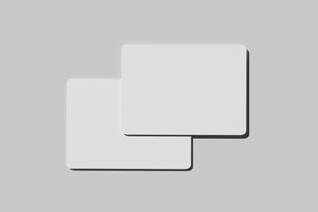 Blank Photo Postcard Mockup