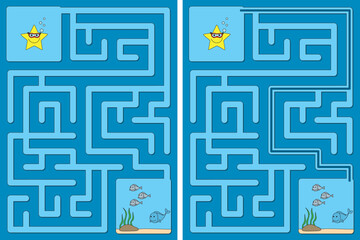 Easy little star maze