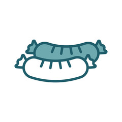 sausage icon vector design template simple and clean
