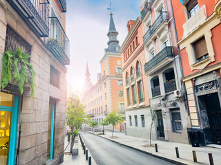 Obraz premium The General State Administration building in Madrid, Spain