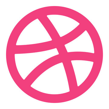 dribble icon illustration