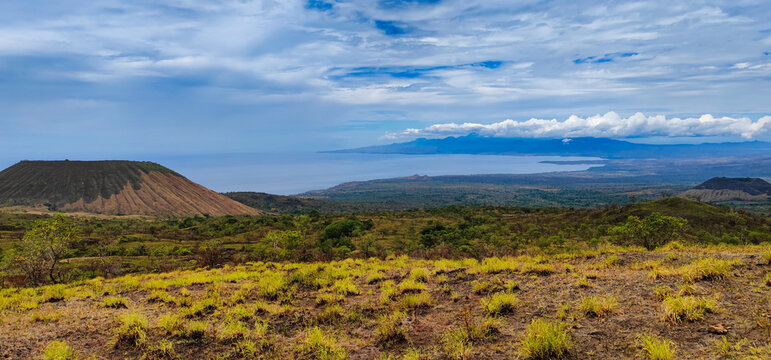 Panoramic Mount Tambora Indonesia