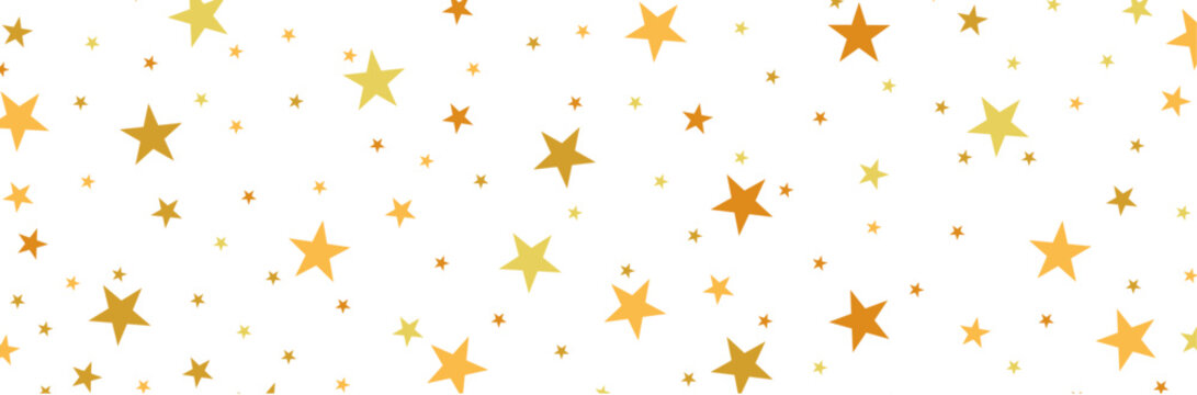 
Fond d'&eacute;toiles jaunes et dor&eacute;es - Arri&egrave;re-plan pr&eacute;sentant des &eacute;toiles - Motifs festifs pour des f&ecirc;tes de mariage, d'anniversaire ou No&euml;l. Diff&eacute;rentes tailles d'&eacute;toiles - Fond &eacute;toil&eacute; - Ciel d'&eacute;toiles
