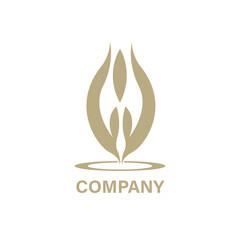 abstract design logo company vector