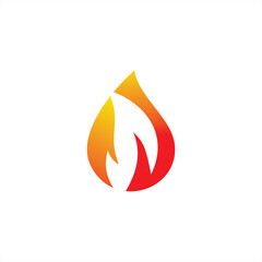 fire logo design, vector, fire symbol