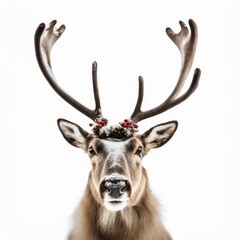 head of a reindeer