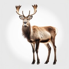 reindeer isolated on white background