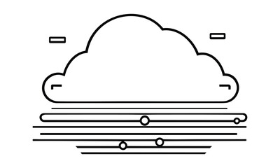 Cloud computing web icons