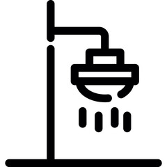 Roof Shower Icon