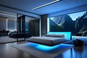 Fototapeta na wymiar modren luxury bedroom