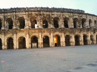 Former coliseum converted into a bullring