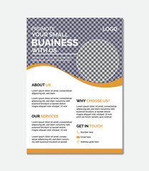 Business flyer design. corporate flyer template. Vector design.