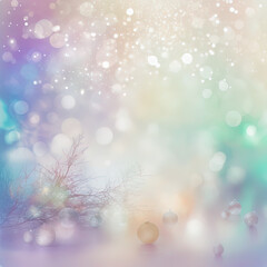 Fototapeta na wymiar Decorative abstract background for Christmas. Christmas and winter background