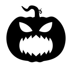 Pumpkins Silhouettes Halloween Faces