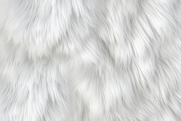 Natural white fur texture background