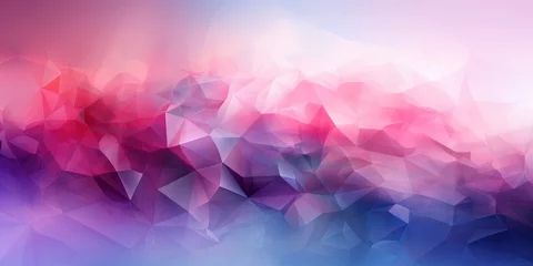 Foto op Canvas Light purple pink abstract background. Geometric shapes. Triangles, squares, lines, stripes. Gradient. Lilac color © Coosh448