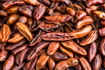 close up of a pile of dried figs