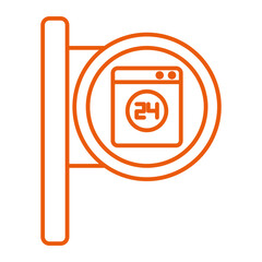 The laundry icon is an icon that represents the activity of washing clothes. Usually this icon consists of a clear and easily recognizable image of a washing machine or a pile of clothes.