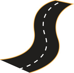 This is road vector and its editable.