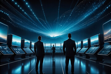 Fototapeta premium Future Information Technology Concepts