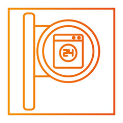 The laundry icon is an icon that represents the activity of washing clothes. Usually this icon consists of a clear and easily recognizable image of a washing machine or a pile of clothes.