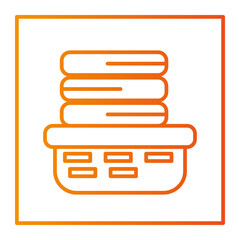 The laundry icon is an icon that represents the activity of washing clothes. Usually this icon consists of a clear and easily recognizable image of a washing machine or a pile of clothes.