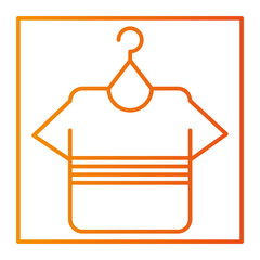 The laundry icon is an icon that represents the activity of washing clothes. Usually this icon consists of a clear and easily recognizable image of a washing machine or a pile of clothes.