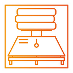 The laundry icon is an icon that represents the activity of washing clothes. Usually this icon consists of a clear and easily recognizable image of a washing machine or a pile of clothes.