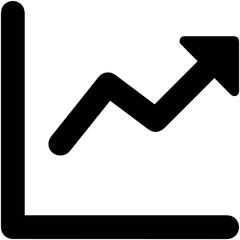 Business chart icon symbol image vector. Illustration of the diagram graphic statistics design image