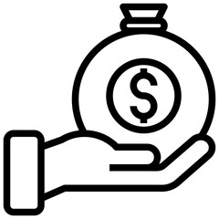 Capital filled outline icon,linear,outline,graphic,illustration