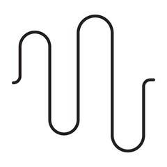 sound wave abstract logo template design with a creative and modern concept. logo for business, music, tunes.