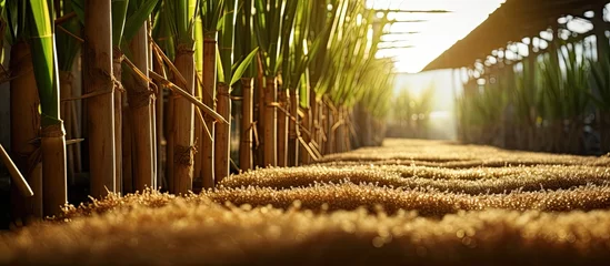 Foto op Canvas Sugar industry manufacturing cane production © AkuAku