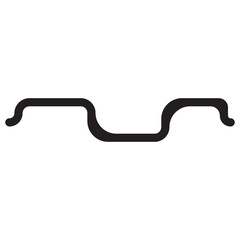 sound wave abstract logo template design with a creative and modern concept. logo for business, music, tunes.