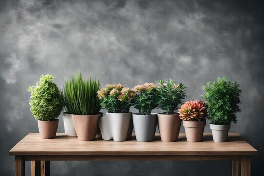 plants in a pot4k HD quality photo. 