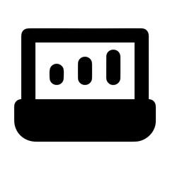 Business chart icon symbol image vector. Illustration of the diagram graphic statistics design image