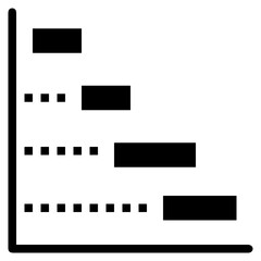 Business chart icon symbol image vector. Illustration of the diagram graphic statistics design image