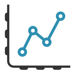 Business chart icon symbol image vector. Illustration of the diagram graphic statistics design image