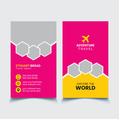 Summer Travel Business Card Design