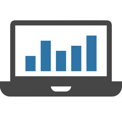 Business chart icon symbol image vector. Illustration of the diagram graphic statistics design image