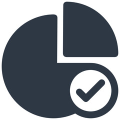 Business chart icon symbol image vector. Illustration of the diagram graphic statistics design image