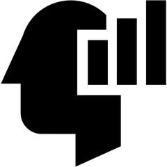 Business chart icon symbol image vector. Illustration of the diagram graphic statistics design image