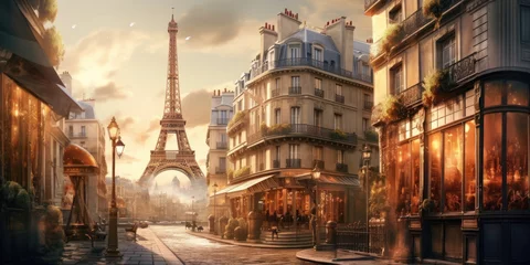 Zelfklevend Fotobehang Paris city view © Farnaces