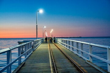 Busselton Jetty at sunset, Western Australia