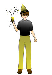 Manga man full new year 