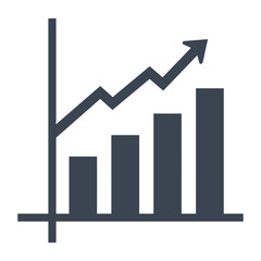 Business chart icon symbol image vector. Illustration of the diagram graphic statistics design image