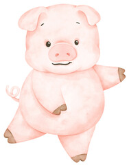 Cute piglet cartoon