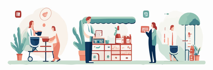 Naklejka premium medical services